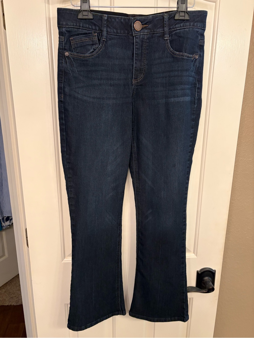Democracy Women’s Dark Blue Stretch Bootcut Jeans